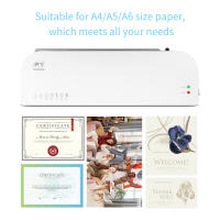 Máquina De Laminado De Escritorio SL289 Tamaño A4 Sistema De 2 Rodillos Calentamiento Y Enfrío Laminación De 9 Pulgadas Compatible Con A4/A5/A6 - details 1
