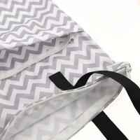 Bolsa Grande ALVABABY Impermeable Con Doble Bolsillo Cremallera Reutilizable Tamaño 63.5cmX45.72cm Para Artículos Húmedos Y Secos - details 1