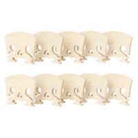 10pcs Conjunto De Caddies De Violín 4/4 Puente De Madera De Maple Pulido a Mano Accesorios De Instrumentos Musicales - details 2