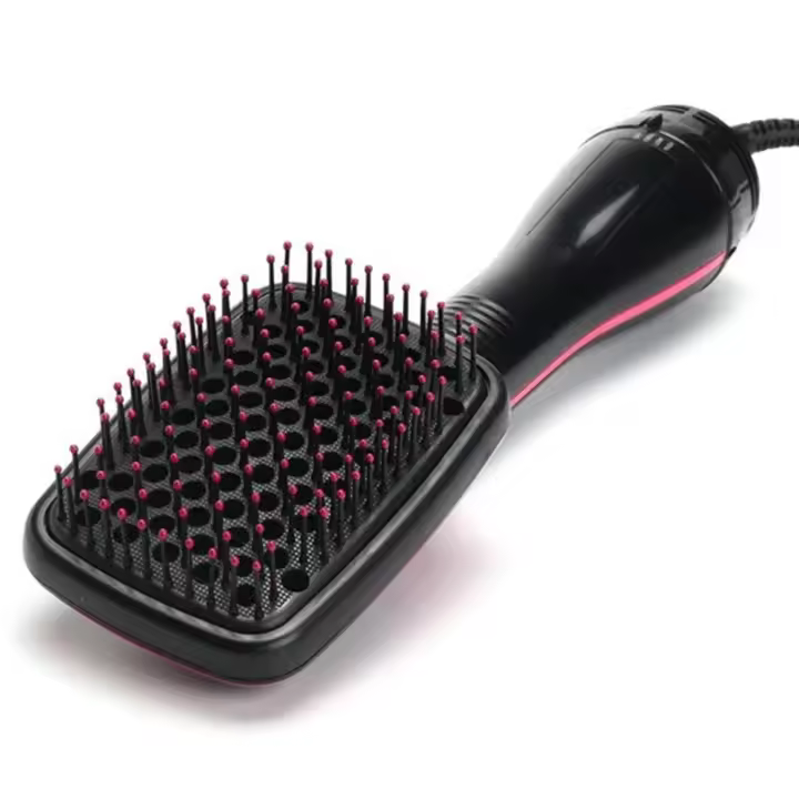 Cepillo Secador de Pelo Salon One-Step Secador y Voluminizador: Cepillo de Aire Caliente 3 en 1 Multifunción para Secar Alisador Rizador y Volumen Cabello Elimina la estática y el frizz Mejora el brillo natural del cabello Moldea - 1