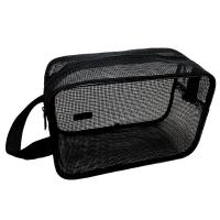 Bolsa De Baño Portátil Malla Almacenamiento De Maquillaje Y Toallitas Para Viajes Organizador Rectangular Ecológico De Nylon Y Malla - details 7