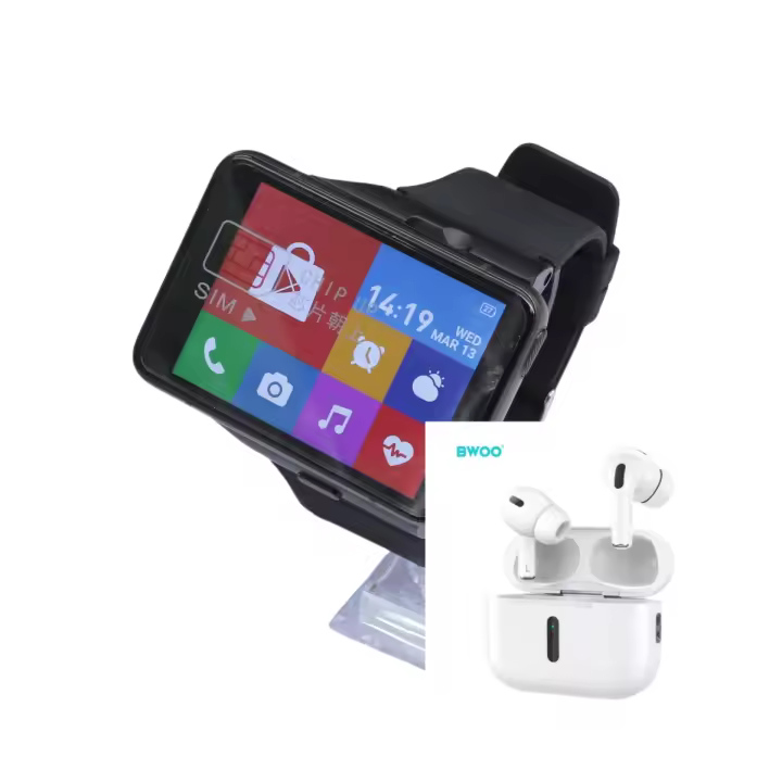 Reloj inteligente 4G con pantalla táctil de 2,88 pulgadas, memoria de 4+64GB, batería de 2300mAh, 2 cámaras y GPS, S999,Regalo BW87 - 1