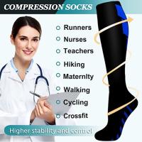 Calcetines De Compresión 20-30mmHg Para Hombres Y Mujeres Deportivos Para Maratón Ciclismo Fútbol Varices Y Embarazo - details 5