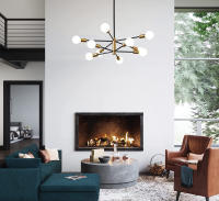 Iluminación De Techo Pendente Nórdica Americana Con Varios Barros Para Comedor Y Sala De Estar Lámpara Colgante De Ceilings - details 10