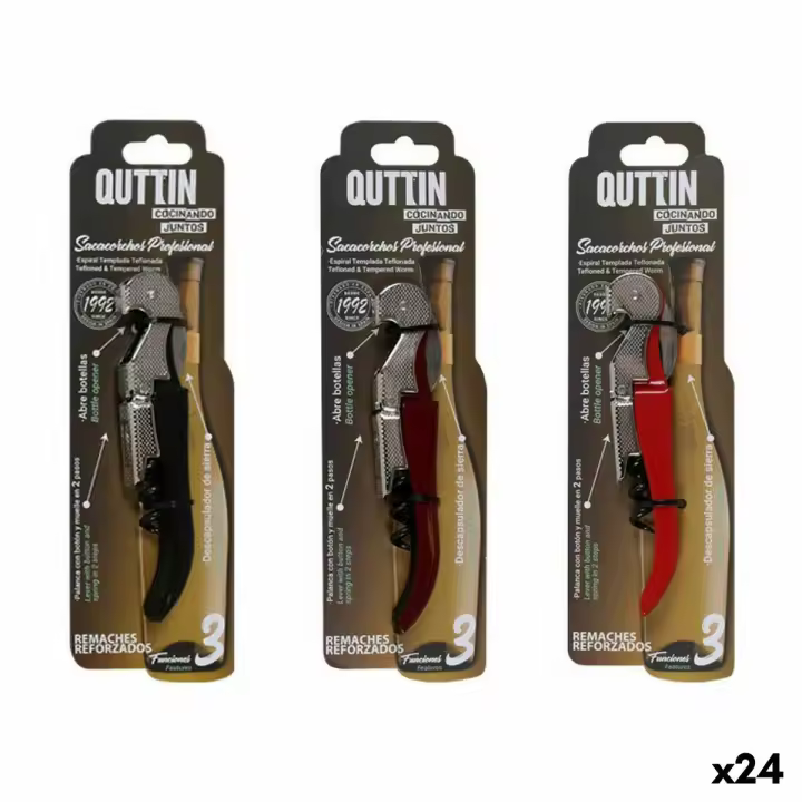 Sacacorchos Quttin 12,5 x 3 cm (24 Unidades) - 1
