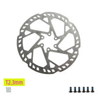 Freno De Disco Para Bici MTB E-Bike 2.3mm Thicken 140mm-220mm 6 Tornillos Acero Inoxidable Super Rigidez VS HS2 2mm - details 5