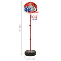 vidaXL Juego de baloncesto infantil ajustable 120 cm - details 7