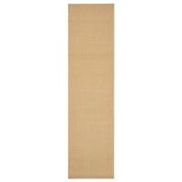 vidaXL Alfombra de sisal natural 66x250 cm Color Natural,  Negro,  Marrón y mas Alfombras de área  Alfombra de Piso para Sala de Estar Dormitorio Habitación Salón - details 4