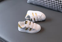 Zapatillas Infantiles Antideslizantes Blancas Para Niños Y Niñas Con Hebilla Cierre Transpirables Zapatos Casuales Para Bebés Y Niños - details 1