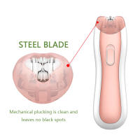 Epilador Portátil Para Mujer Eliminador De Vello De Axilas Y Bikini Cuchilla De Afeitar Corporal Y Facial Para Uso Doméstico Piel Suave Y Lisa - details 0
