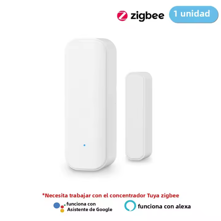 Sensor De Puerta Inteligente Tuya Zigbee Y Detector Magnético Para Ventanas Smart Life Sin Hub Necesario Para Sensor De Puerta Doméstica Wireless - 1