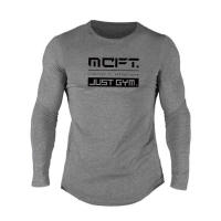 Camiseta De Algodón Para Hombres Con Manga Larga Para Fitness Running Y Entrenamiento En El Gimnasio Transpirable Para Otoño E Invierno - details 10