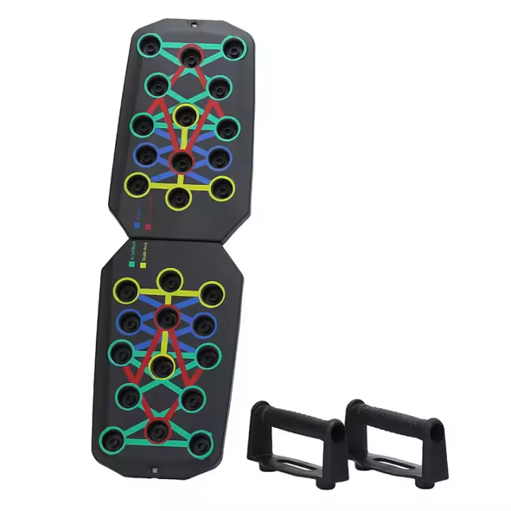 Juego De Push-up Multifuncional Plegable Para Entrenamiento De Pecho Abdomen Brazos Y Espalda Equipo De Fitness Portátil - 1