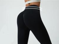 Leggings Deportivos Para Mujer Sin Costuras Push up Control Abdominal Alta Cintura Talla Ajustable Estirable Yoga Pantalones Butt Lift Fitness Gimnasio - details 7
