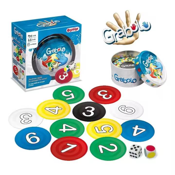 Grabolo: Juego de Atención y Rapidez para niños a partir de 6 años. (3 a 5 jugadores) - 1