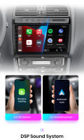 Junsun Radio Coche para VW Volkswagen POLO 5 sedan 2008 2009 2010 2011 2012 2013 2014 2015 2016 2017 2018 2019 2020 Inalámbrico CarPlay Android Auto  AI Voice 2 din Pantalla Coche Android Auto Multimedia Navegación GPS Auto radio - details 10