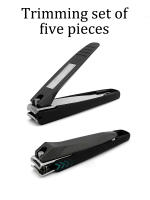 Juego De 5 Tijeras Para Uñas Grandes 5 Piezas Tijeras De Uñas Para Dedos Y Tobillos Para Hombres Y Mujeres Diseño Pesado Y Duradero De Acero Inoxidable - details 4