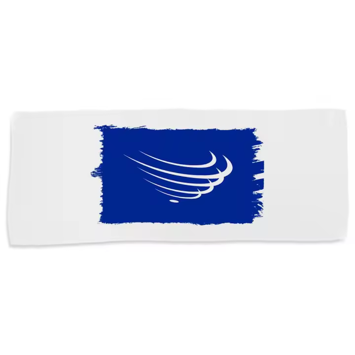 MERCHANDMANIA TOALLA MEDIANA GIMNASIO ABSORBENTE bandera union naciones sudamericanas paises suave con bolsita - 1