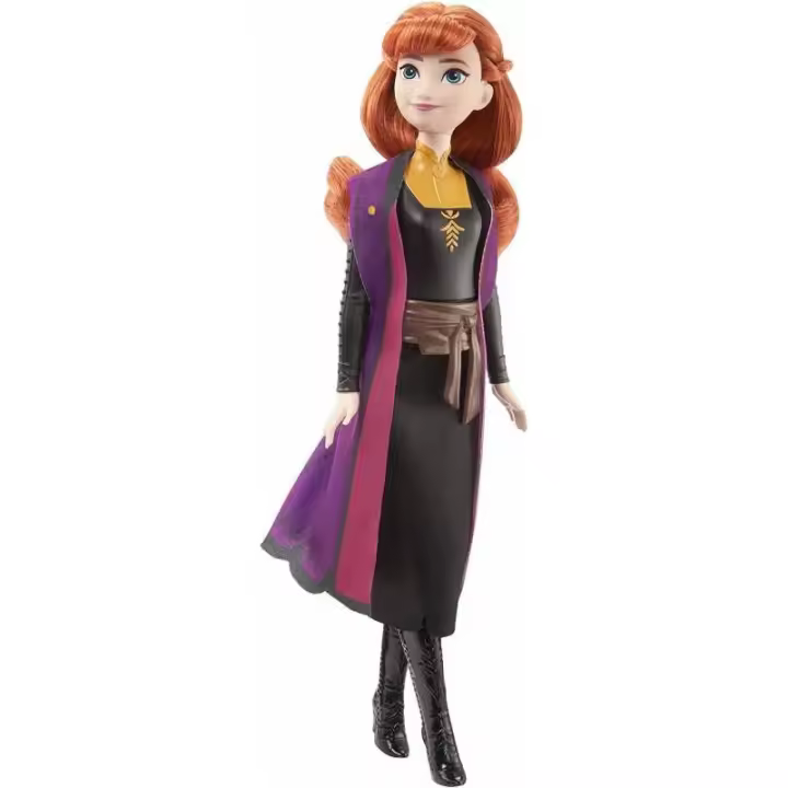 DISNEY FROZEN 2 ANNA CON CHALECO MUÑECA CON LOOK DE LA PELÍCULA DE MATTEL - 1