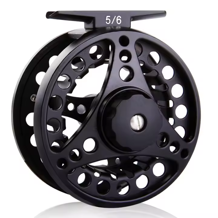 Carrete De Pesca Al Fly Sougayilang CNC-machinado Gran Arborescencia 2+1BB 1:1 Accesorios De Pesca Al Fly Serie 500 - 1