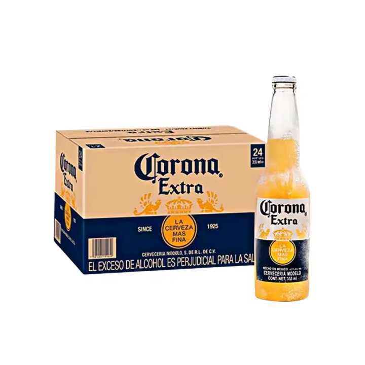 Corona Cerveza Mexicana,355mlx 24 tercios