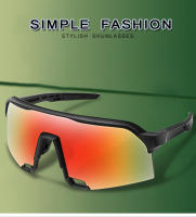 Gafas De Ciclismo 100 Para Hombres Y Mujeres Protección UV400 Gran Marco 5 Colores Deportes Correr Pesca Lentes De Polímero - details 0