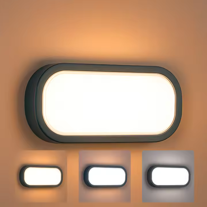 Aplique de Pared Exterior 18W, 1800Lm, IP65 Impermeable, Lampara Pared Moderno, Luz Seleccionable 3000K 4000K o 6000K, ideal para jadin, terraza, porche, garaje o patio - 1