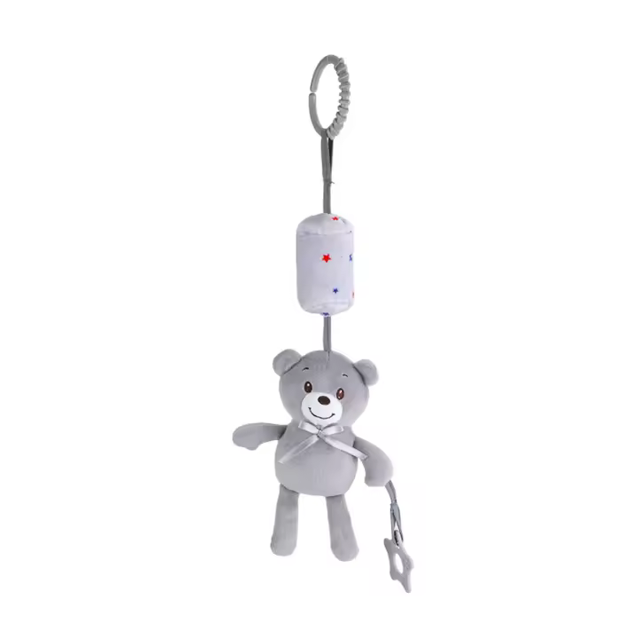 Juguetes para bebés de 0 a 3 años, campanillas de viento con forma de animal para bebés, colgante para cama de conejo y elefante, remolque colgante - 1