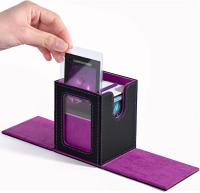 Nueva Caja De Almacenamiento De Tarjetas De Juego 100+ En Cuero PU De Alta Calidad Contenedor Ecológico Para Colección De Tarjetas De Windows - details 0