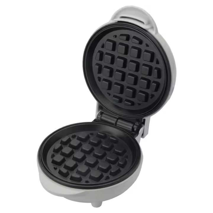 SAPT Gofrera Mini 700W – Superficie Antiadherente – Rápido Calentamiento – Luz Indicadora – Tapa Fría para Apertura Segura – Compacta y Portátil – Ideal para Desayunos y Postres – Fácil de Usar y Limpiar – Gofres Perfectos en Minutos 🍽️✨ - 1