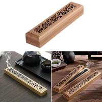 Portaencensas De Bambú Estilo Japonés Ecológico Natural Atrae La Ceniza Soporte Para Incienso Anti-Ash Sin Químicos Peligrosos - details 7