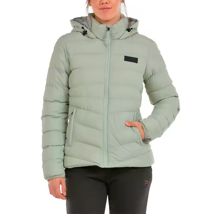 JOHN SMITH ANORACK MUJER INVIERNO ZOE 042 HUMO BOLSILLOS CREMALLERA  CON CAPUCHA - 1