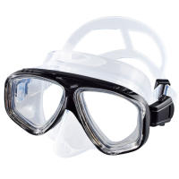 Máscara De Snorkel Antigolpes Con Visera Ajustable Para Natación Y Diving Lentes De Vidrio Templado Y Perno De Silicona Amplio Campo De Visión Cubre Nariz - details 13