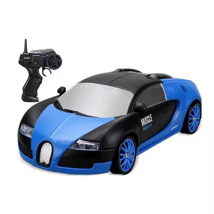 Coche de Drift de RC, el 15km por el Coche teledirigido recargable Bajo de la fricción Ligera - 1
