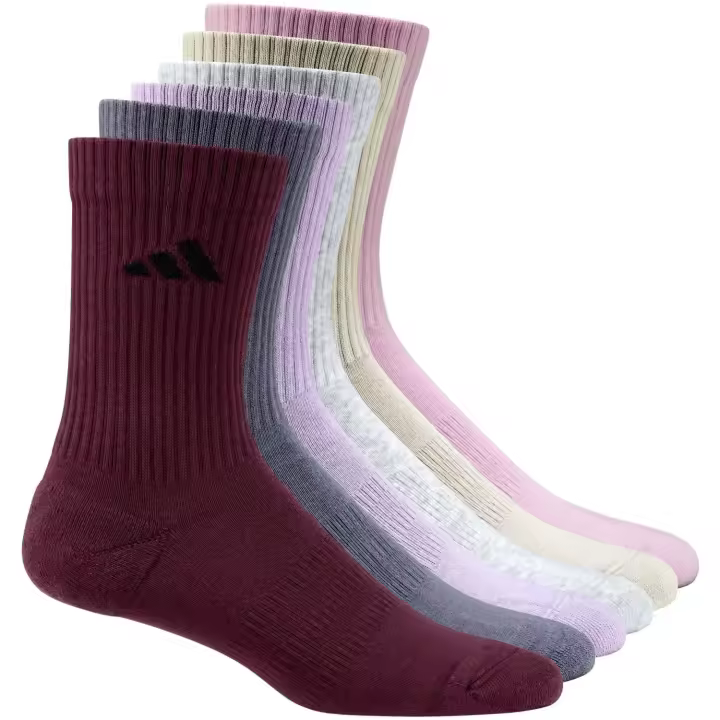 Calcetines adidas Cushioned Crew Mix Aurora Ruby 6 Pares - 1
