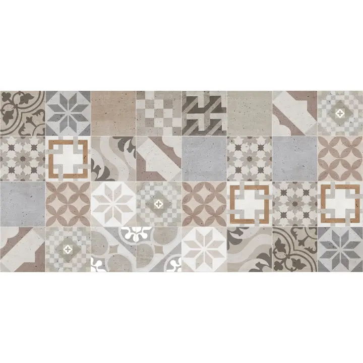 VINILIKO, Alfombra de vinilo  Azulejos vintage 2   50x100 - 1