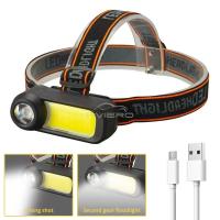 Mini Linterna De Correo COB Multi Función Recargable Por USB Para Acampar Montañismo Escalada Pesca Luz Exterior - details 6