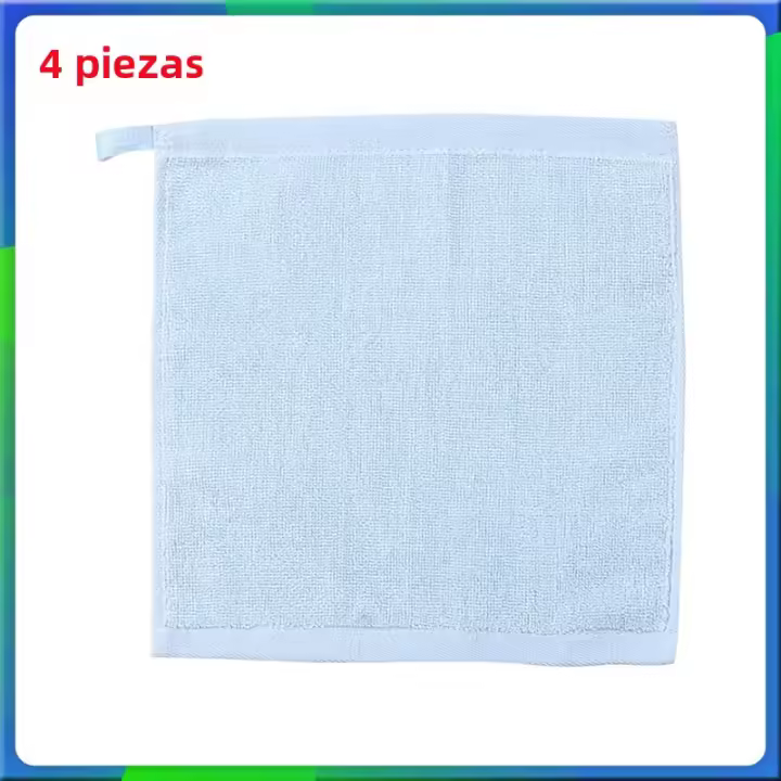 Toalla Cuadrada Pequeña De Algodón 25x25CM Para Limpieza De Coche Bordada Para Niños Toalla De Bebé Para Jardín De Infantes - 1