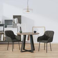 vidaXL Sillas de comedor 2 unidades terciopelo en color Gris oscuro/Azul/Amarillo y más | cómodas modernas ergonómicas para comedor cocina salón hogar - details 0