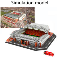 Puzzle 3D Para Niños Campo De Fútbol Simulado Modelo De Construcción Educativo Manualidad Regalo Para Fanáticos Del Fútbol TMZ - details 1