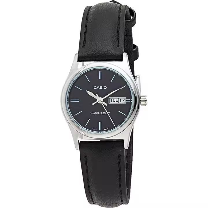 Reloj de pulsera CASIO Collection - LTP-V006L-1B2 correa color: Negro Dial Negro Mujer - 1