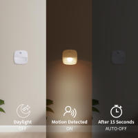 Luz Nocturna LED Con Sensor De Movimiento Operada Por Batería Para Dormitorio Baño Cocina Armario Pasillo Y Escaleras Adhesiva Calor Blanco - details 3