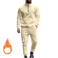Conjunto Deportivo Casual Para Hombres Verano Otoño Invierno Con Cierre De Cremallera Y Veludo Tejido De Poliéster Talla S a XXXL - details 193