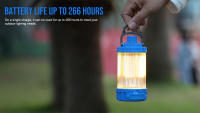 Lámpara De Camping Trustfire C2 Recargable Con Batería Integrada 21700 Para BBQ Y Tiendas De Campaña Fuente De Energía Emergente Luz LED Duración >12h Material De Aluminio - details 7