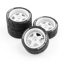 4Pcs Neumáticos De Carreras RC 1/10 Para Coche Tamiya TT01 TT02 XV01 TA06 PTG-2 HPI WR8 HSP Piezas De Mejora Para Coche RC - details 4