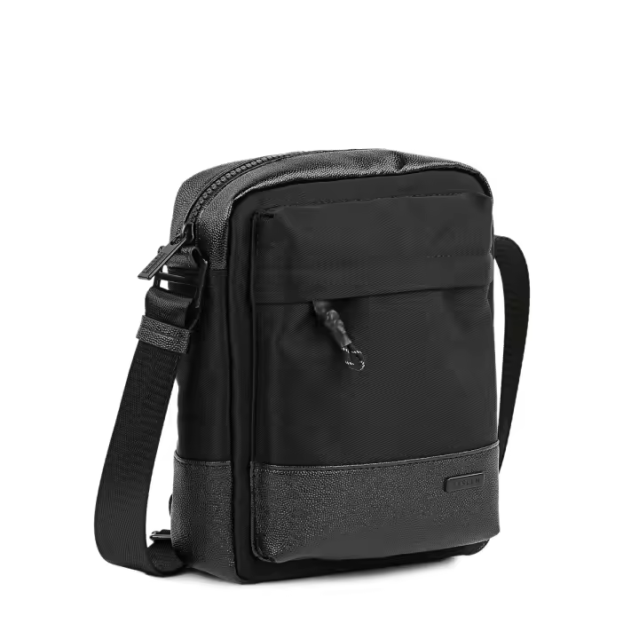 Bandoleras Hombre - Bolso Hombre Bandolera Ajustable - Bandolera Hombre JASLEN De Nylon-Polipiel - Bolso Bandolera Hombre Para Uso Diario. Bolso De Hombre Pequeño 312921 - 1