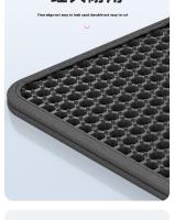 Manta Para Litiario De Gato Grande Impermeable Doble Capa Antideslizante Lavable Captura Arena Y Patas Anti Roto Duradera - details 7