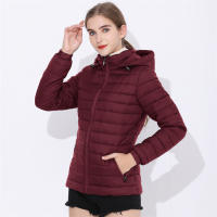 Abrigo De Panales Con Capucha Para Mujer COUTUDI Ligero Y Caliente Ropa De Invierno Casual Con Capucha Antigolpes Moda Outerwear Para Mujer Tallas S/M/L/XL/2XL Colores Negro Rojo Azul - details 13