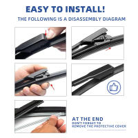 Limpiaparabrisas Delanteros Y Traseros LHD Para Mercedes Benz Clase B W245 W246 W247 2005-2023 B180 B200 B220 B250 Accesorios De Pintura - details 6