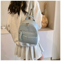 Mochila urbana sencilla de PU a juego para uso diario, mochila para mujer - details 24